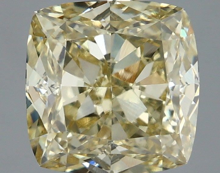 Loose Diamond - CUSHION MODIFIED 3.56ct Fancy Yellow VVS2: Loose Diamond - CUSHION MODIFIED 3.56ct Fancy Yellow VVS2 Source: This is a real non-mined Diamond that has been grown in a lab Shape: CUSHION MODIFIED Carats: 3.56 Color: Fancy Yellow Certification: