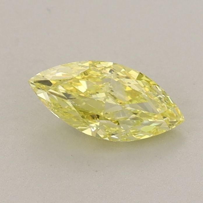 Loose Diamond - MARQUISE 0.53ct Fancy Intense Yellow VS1: Loose Diamond - MARQUISE 0.53ct Fancy Intense Yellow VS1 Source: This is a real non-mined Diamond that has been grown in a lab Shape: MARQUISE Carats: 0.53 Color: Fancy Intense Yellow Certification: I