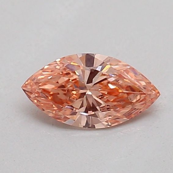 Loose Diamond - MARQUISE 0.21ct Fancy Intense Brown Pink VS1: Loose Diamond - MARQUISE 0.21ct Fancy Intense Brown Pink VS1 Source: This is a real non-mined Diamond that has been grown in a lab Shape: MARQUISE Carats: 0.21 Color: Fancy Intense Brown Pink Certific