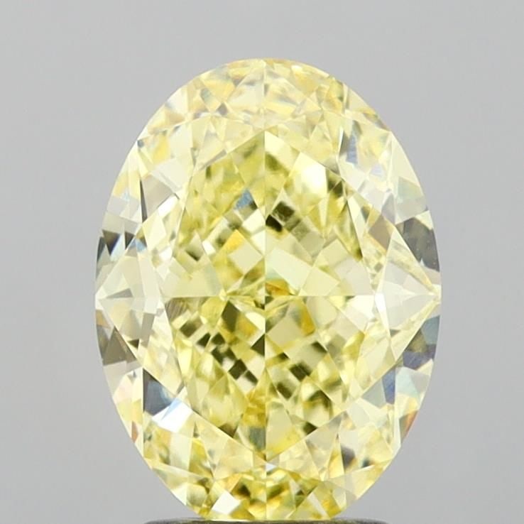 Loose Diamond - OVAL 3.07ct Fancy Yellow VS1: Loose Diamond - OVAL 3.07ct Fancy Yellow VS1 Source: This is a real non-mined Diamond that has been grown in a lab Shape: OVAL Carats: 3.07 Color: Fancy Yellow Certification: IGI Video: