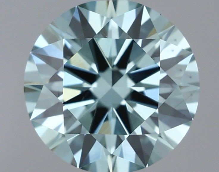 Ideal Loose Diamond - ROUND 1.0ct Fancy Vivid Blueish Green SI1: Ideal Loose Diamond - ROUND 1.0ct Fancy Vivid Blueish Green SI1 Source: This is a real non-mined Diamond that has been grown in a lab Shape: ROUND Carats: 1.0 Color: Fancy Vivid Blueish Green Certific