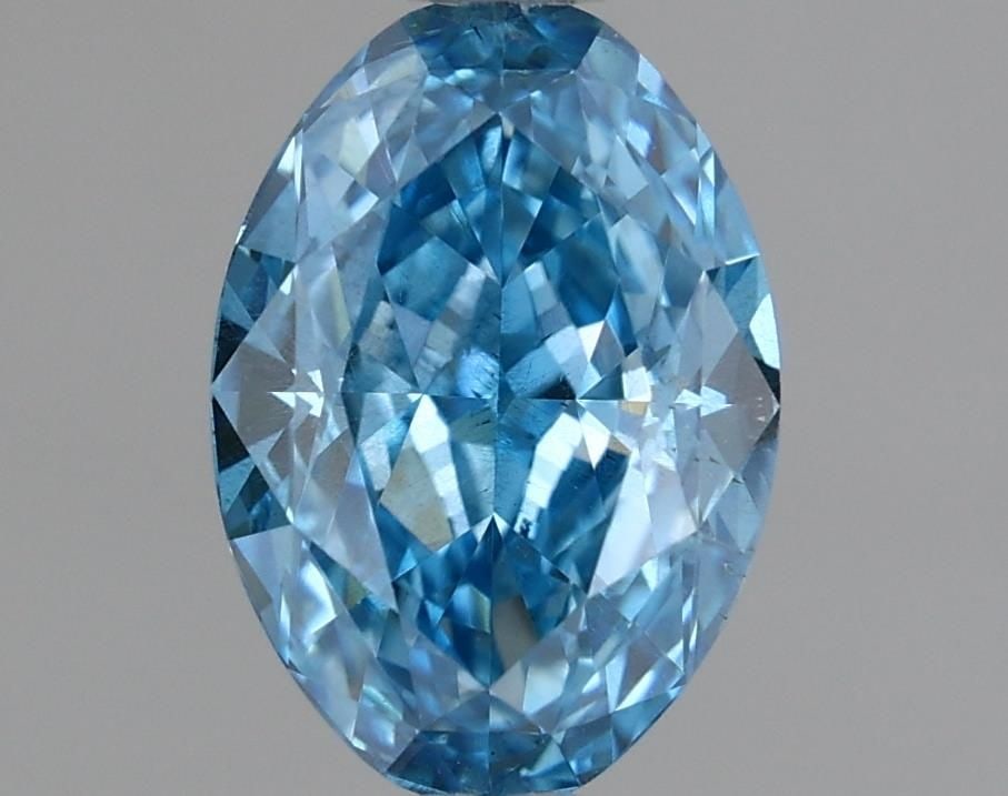 Loose Diamond - OVAL 1.27ct Fancy Vivid Blue SI1: Loose Diamond - OVAL 1.27ct Fancy Vivid Blue SI1 Source: This is a real non-mined Diamond that has been grown in a lab Shape: OVAL Carats: 1.27 Color: Fancy Vivid Blue Certification: IGI Video: