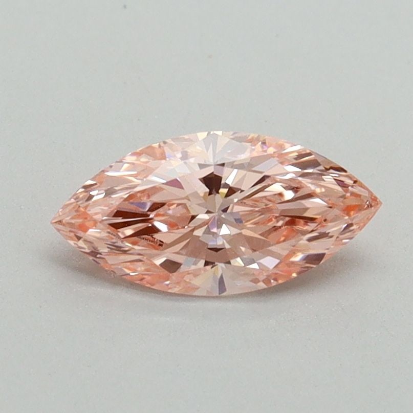 Loose Diamond - MARQUISE 0.58ct Fancy Vivid Pink VS1: Loose Diamond - MARQUISE 0.58ct Fancy Vivid Pink VS1 Source: This is a real non-mined Diamond that has been grown in a lab Shape: MARQUISE Carats: 0.58 Color: Fancy Vivid Pink Certification: IGI Video