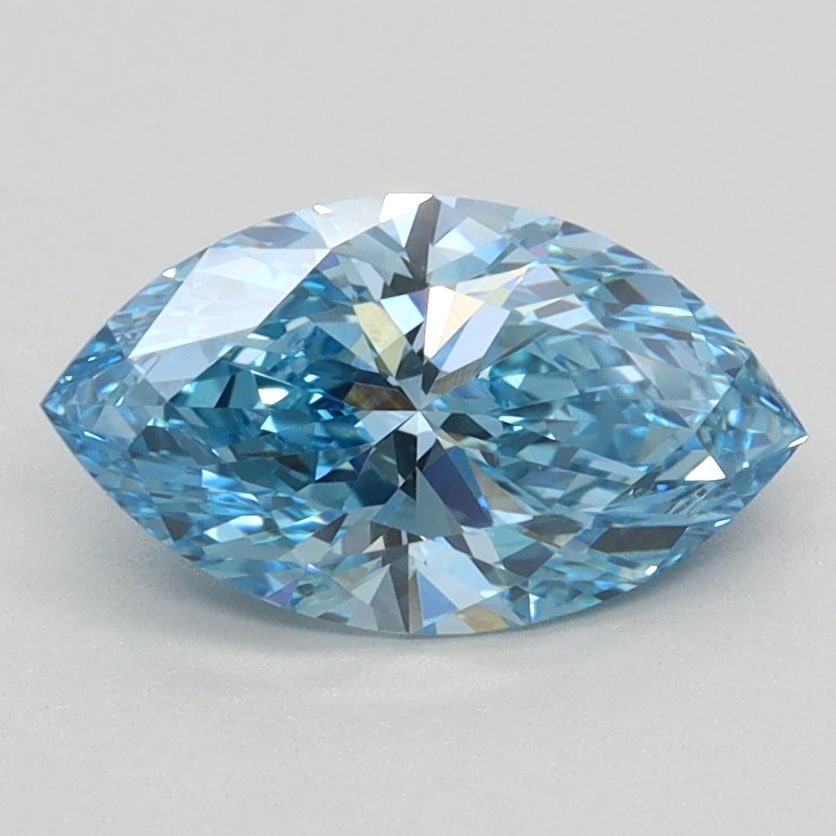 Loose Diamond - MARQUISE 1.09ct Fancy Vivid Blue VS1: Loose Diamond - MARQUISE 1.09ct Fancy Vivid Blue VS1 Source: This is a real non-mined Diamond that has been grown in a lab Shape: MARQUISE Carats: 1.09 Color: Fancy Vivid Blue Certification: IGI Video