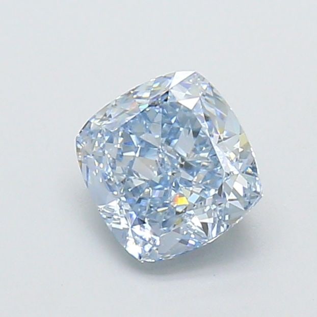 Loose Diamond - CUSHION MODIFIED 1.08ct Fancy Intense Blue VVS2: Loose Diamond - CUSHION MODIFIED 1.08ct Fancy Intense Blue VVS2 Source: This is a real non-mined Diamond that has been grown in a lab Shape: CUSHION MODIFIED Carats: 1.08 Color: Fancy Intense Blue Cer