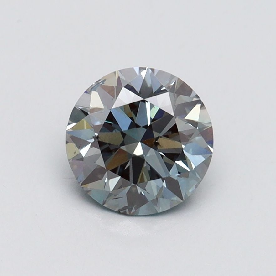 Loose Diamond - ROUND 0.97ct Fancy Intense Greenish Blue SI1 (1 of 1)