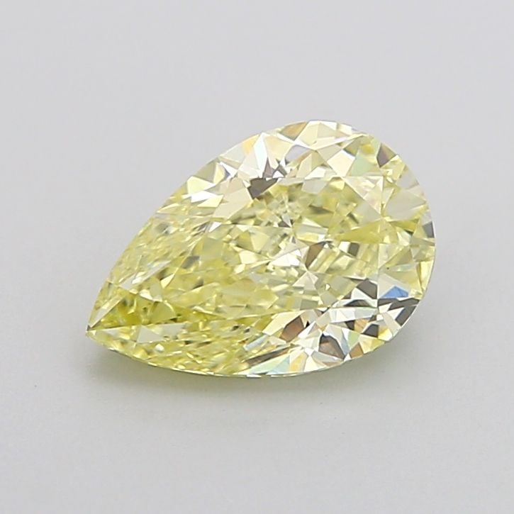 Loose Diamond - PEAR 1.54ct Fancy Light Yellow VVS2: Loose Diamond - PEAR 1.54ct Fancy Light Yellow VVS2 Source: This is a real non-mined Diamond that has been grown in a lab Shape: PEAR Carats: 1.54 Color: Fancy Light Yellow Certification: IGI Video: