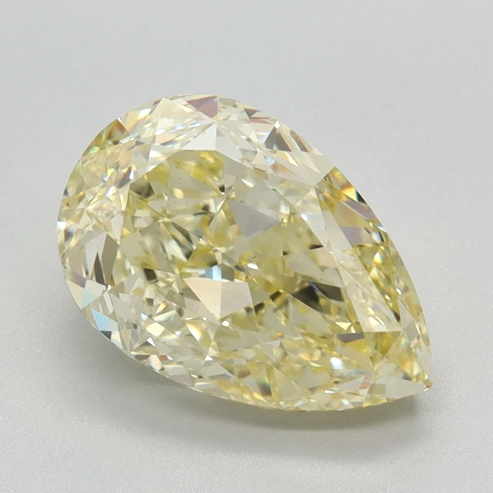 Loose Diamond - PEAR 2.67ct Fancy Intense Yellow VS1: Loose Diamond - PEAR 2.67ct Fancy Intense Yellow VS1 Source: This is a real non-mined Diamond that has been grown in a lab Shape: PEAR Carats: 2.67 Color: Fancy Intense Yellow Certification: IGI Video
