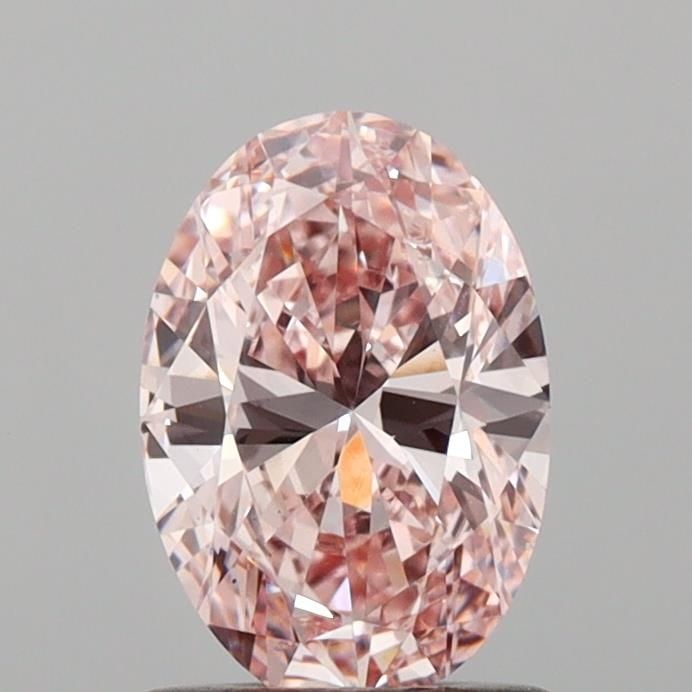 Loose Diamond - OVAL 1.01ct Fancy Pink VS1: Loose Diamond - OVAL 1.01ct Fancy Pink VS1 Source: This is a real non-mined Diamond that has been grown in a lab Shape: OVAL Carats: 1.01 Color: Fancy Pink Certification: IGI Video: