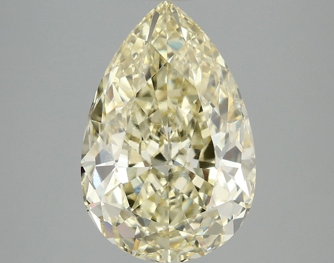 Loose Diamond - PEAR 4.1ct Fancy Intense Yellow VS2: Loose Diamond - PEAR 4.1ct Fancy Intense Yellow VS2 Source: This is a real non-mined Diamond that has been grown in a lab Shape: PEAR Carats: 4.1 Color: Fancy Intense Yellow Certification: IGI Video: