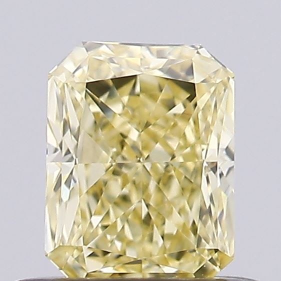 Loose Diamond - RADIANT 0.51ct Fancy Intense Yellow VVS2: Loose Diamond - RADIANT 0.51ct Fancy Intense Yellow VVS2 Source: This is a real non-mined Diamond that has been grown in a lab Shape: RADIANT Carats: 0.51 Color: Fancy Intense Yellow Certification: IG
