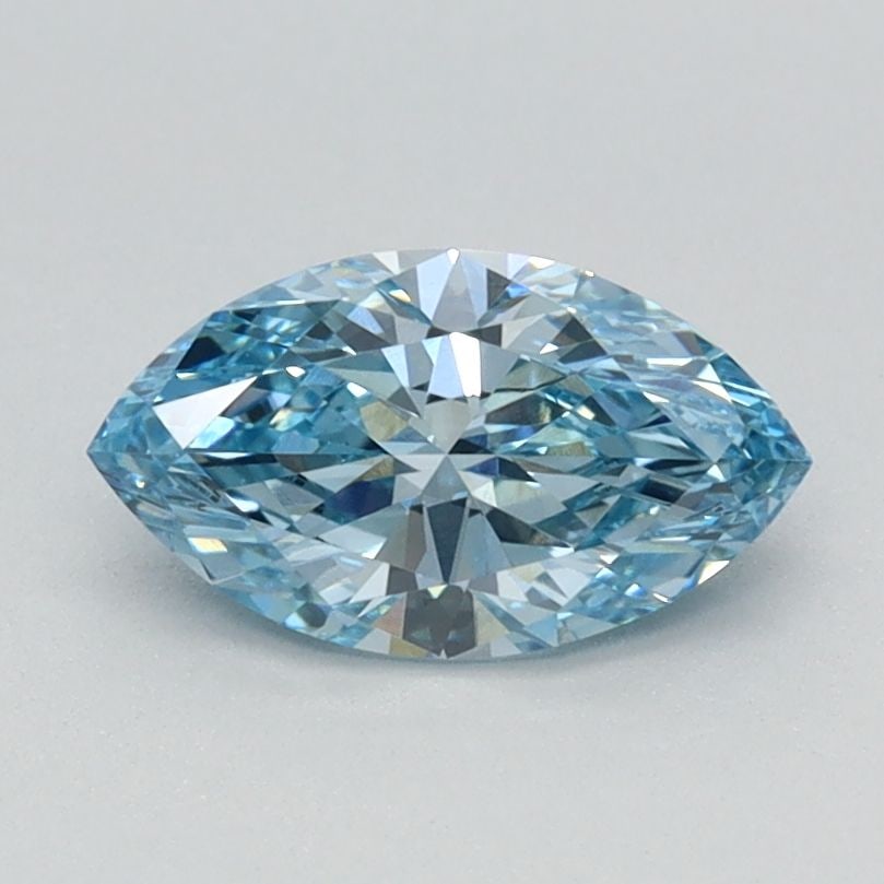 Loose Diamond - MARQUISE 0.7ct Fancy Vivid Blue VVS2: Loose Diamond - MARQUISE 0.7ct Fancy Vivid Blue VVS2 Source: This is a real non-mined Diamond that has been grown in a lab Shape: MARQUISE Carats: 0.7 Color: Fancy Vivid Blue Certification: IGI Video: