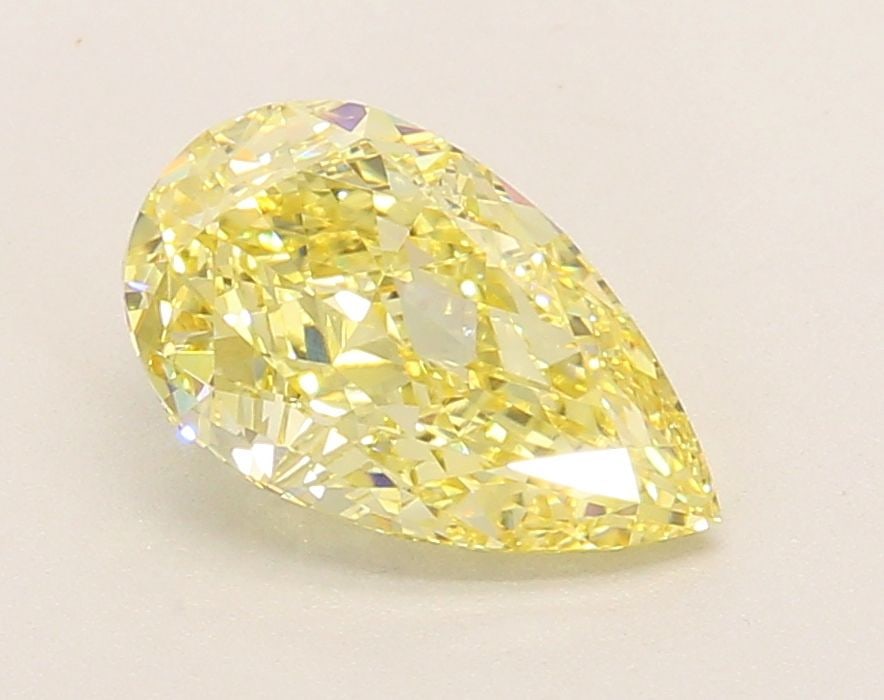 Loose Diamond - PEAR 2.01ct Fancy Intense Yellow VS1: Loose Diamond - PEAR 2.01ct Fancy Intense Yellow VS1 Source: This is a real non-mined Diamond that has been grown in a lab Shape: PEAR Carats: 2.01 Color: Fancy Intense Yellow Certification: IGI Video