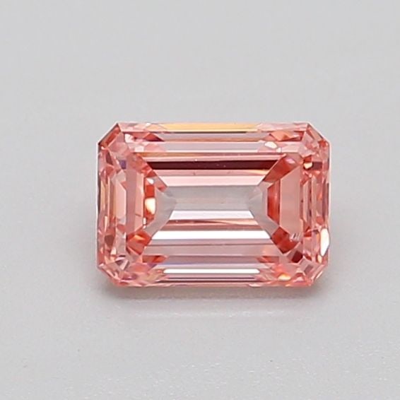 Loose Diamond - EMERALD 0.54ct Fancy Intense Pink SI1: Loose Diamond - EMERALD 0.54ct Fancy Intense Pink SI1 Source: This is a real non-mined Diamond that has been grown in a lab Shape: EMERALD Carats: 0.54 Color: Fancy Intense Pink Certification: IGI Vid