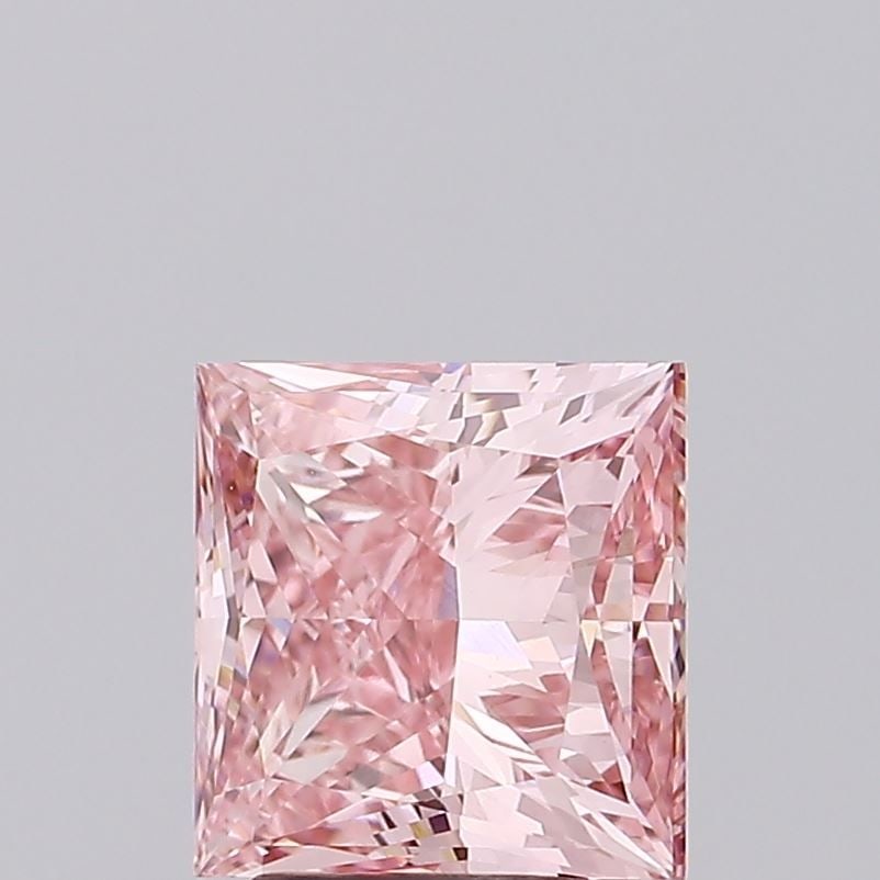 Loose Diamond - PRINCESS 3.01ct Fancy Vivid Pink VVS2 (1 of 1)