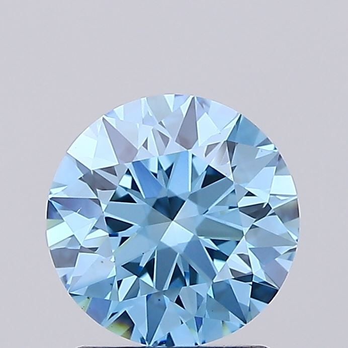 Ideal Loose Diamond - ROUND 1.74ct Fancy Vivid Blue VS1: Ideal Loose Diamond - ROUND 1.74ct Fancy Vivid Blue VS1 Source: This is a real non-mined Diamond that has been grown in a lab Shape: ROUND Carats: 1.74 Color: Fancy Vivid Blue Certification: IGI Video