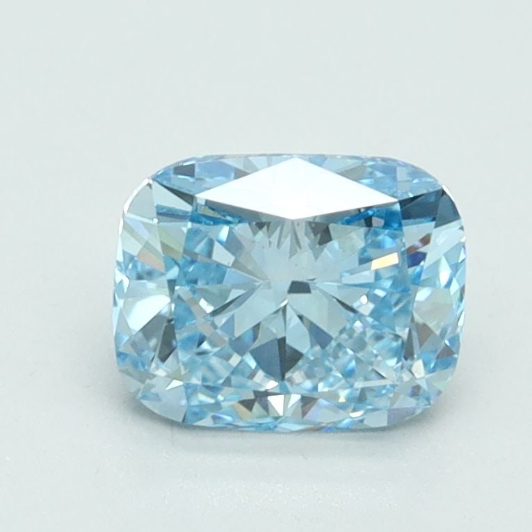 Loose Diamond - CUSHION BRILLIANT 1.12ct Fancy Vivid Blue VS1: Loose Diamond - CUSHION BRILLIANT 1.12ct Fancy Vivid Blue VS1 Source: This is a real non-mined Diamond that has been grown in a lab Shape: CUSHION BRILLIANT Carats: 1.12 Color: Fancy Vivid Blue Certif