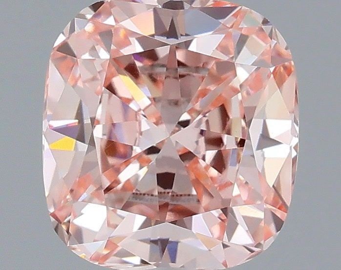 Loose Diamond - CUSHION MODIFIED 1.02ct Fancy Intense Pink VS1: Loose Diamond - CUSHION MODIFIED 1.02ct Fancy Intense Pink VS1 Source: This is a real non-mined Diamond that has been grown in a lab Shape: CUSHION MODIFIED Carats: 1.02 Color: Fancy Intense Pink Cert