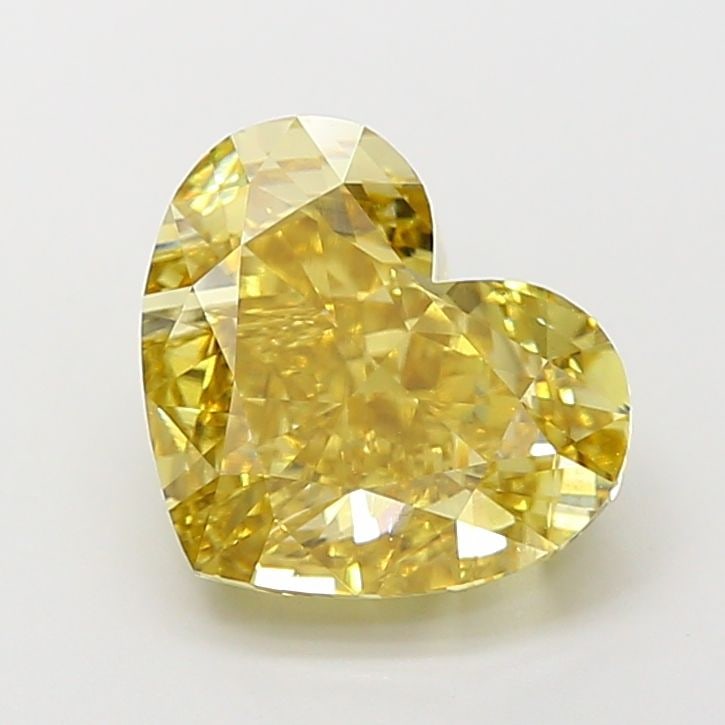 Loose Diamond - HEART 4.29ct Fancy Intense Yellow VS1: Loose Diamond - HEART 4.29ct Fancy Intense Yellow VS1 Source: This is a real non-mined Diamond that has been grown in a lab Shape: HEART Carats: 4.29 Color: Fancy Intense Yellow Certification: IGI Vid