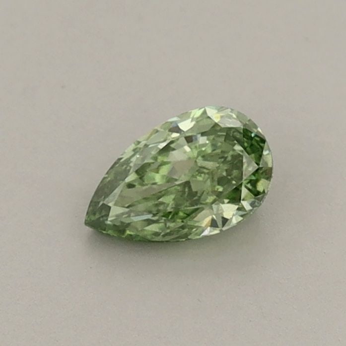 Loose Diamond - PEAR 0.34ct Fancy Vivid Green VS2: Loose Diamond - PEAR 0.34ct Fancy Vivid Green VS2 Source: This is a real non-mined Diamond that has been grown in a lab Shape: PEAR Carats: 0.34 Color: Fancy Vivid Green Certification: IGI Video: