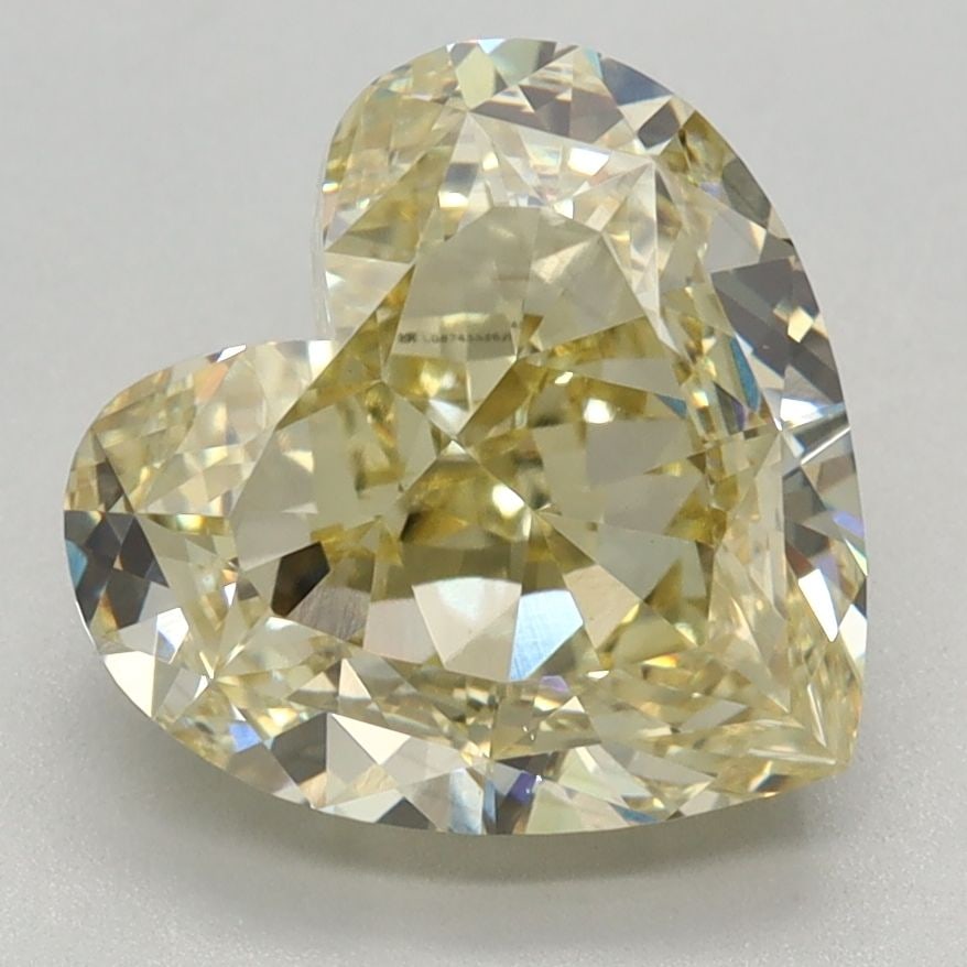 Loose Diamond - HEART 3.07ct Fancy Intense Yellow VS1: Loose Diamond - HEART 3.07ct Fancy Intense Yellow VS1 Source: This is a real non-mined Diamond that has been grown in a lab Shape: HEART Carats: 3.07 Color: Fancy Intense Yellow Certification: IGI Vid