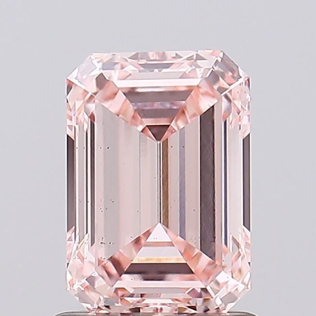Loose Diamond - EMERALD 1.27ct Fancy Intense Pink VS2: Loose Diamond - EMERALD 1.27ct Fancy Intense Pink VS2 Source: This is a real non-mined Diamond that has been grown in a lab Shape: EMERALD Carats: 1.27 Color: Fancy Intense Pink Certification: IGI Vid
