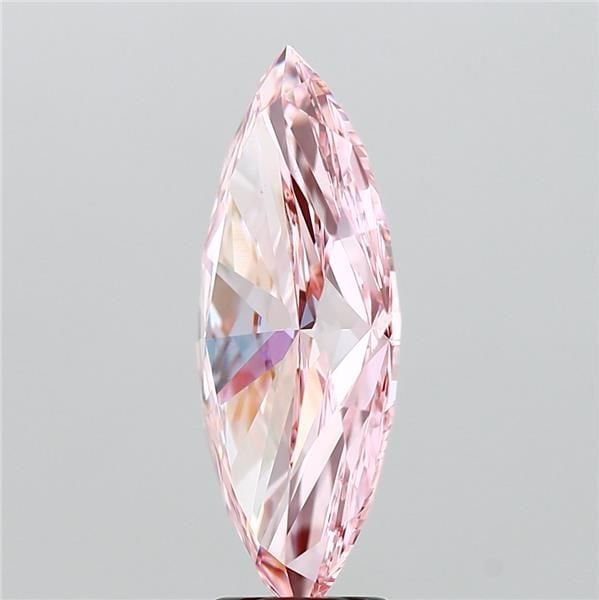 Loose Diamond - MARQUISE 5.43ct Fancy Vivid Pink VS1: Loose Diamond - MARQUISE 5.43ct Fancy Vivid Pink VS1 Source: This is a real non-mined Diamond that has been grown in a lab Shape: MARQUISE Carats: 5.43 Color: Fancy Vivid Pink Certification: IGI Video