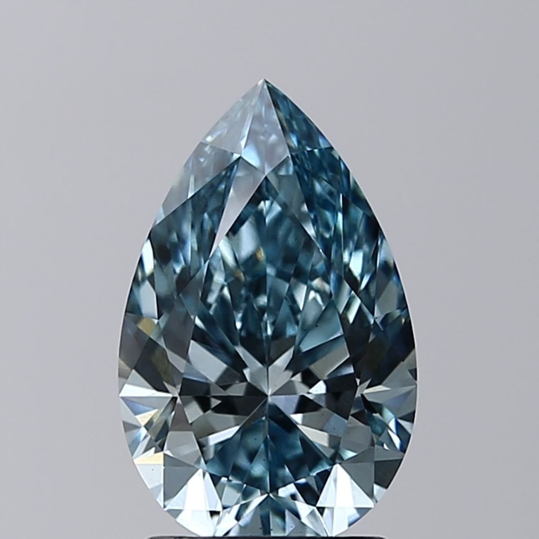 Loose Diamond - PEAR 1.72ct Fancy Intense Greenish Blue VS1: Loose Diamond - PEAR 1.72ct Fancy Intense Greenish Blue VS1 Source: This is a real non-mined Diamond that has been grown in a lab Shape: PEAR Carats: 1.72 Color: Fancy Intense Greenish Blue Certificat