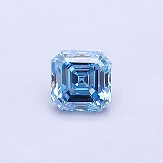 Loose Diamond - ASSCHER 0.28ct Fancy Vivid Blue VVS2: Loose Diamond - ASSCHER 0.28ct Fancy Vivid Blue VVS2 Source: This is a real non-mined Diamond that has been grown in a lab Shape: ASSCHER Carats: 0.28 Color: Fancy Vivid Blue Certification: IGI Video: