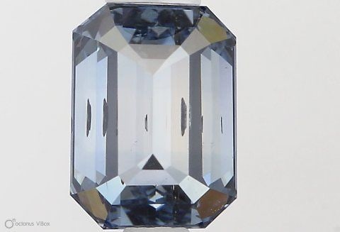 Loose Diamond - EMERALD 1.27ct Fancy Vivid Blue SI2 (1 of 1)