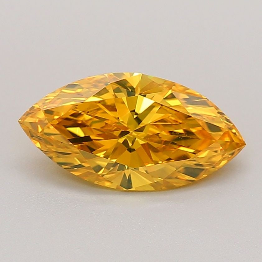 Loose Diamond - MARQUISE 1.5ct Fancy Vivid Yellow VVS2: Loose Diamond - MARQUISE 1.5ct Fancy Vivid Yellow VVS2 Source: This is a real non-mined Diamond that has been grown in a lab Shape: MARQUISE Carats: 1.5 Color: Fancy Vivid Yellow Certification: IGI Vi