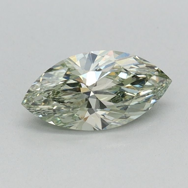 Loose Diamond - MARQUISE 0.42ct Fancy Intense Green VS1: Loose Diamond - MARQUISE 0.42ct Fancy Intense Green VS1 Source: This is a real non-mined Diamond that has been grown in a lab Shape: MARQUISE Carats: 0.42 Color: Fancy Intense Green Certification: IGI