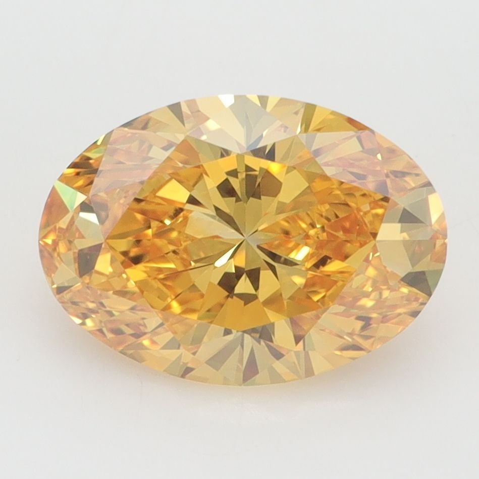 Loose Diamond - OVAL 2.03ct Fancy Vivid Yellow VVS2: Loose Diamond - OVAL 2.03ct Fancy Vivid Yellow VVS2 Source: This is a real non-mined Diamond that has been grown in a lab Shape: OVAL Carats: 2.03 Color: Fancy Vivid Yellow Certification: IGI Video: