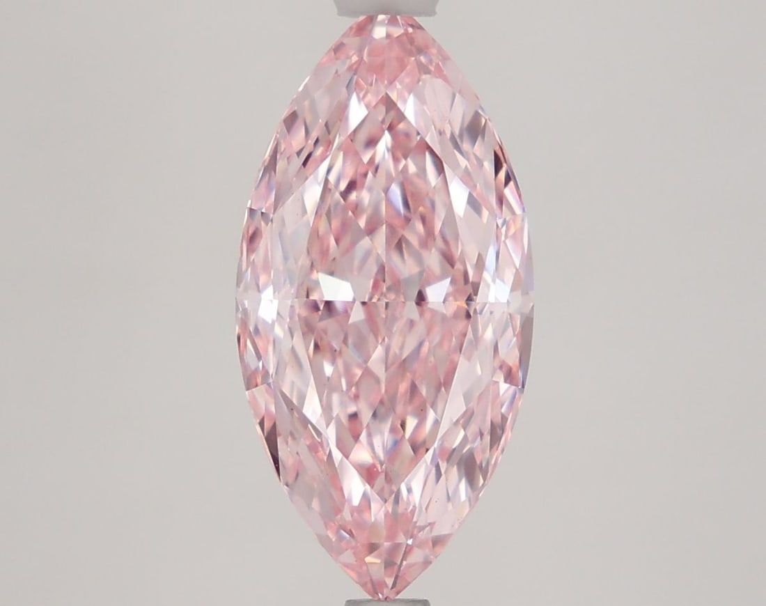Loose Diamond - MARQUISE 2.95ct Fancy Vivid Pink VS1: Loose Diamond - MARQUISE 2.95ct Fancy Vivid Pink VS1 Source: This is a real non-mined Diamond that has been grown in a lab Shape: MARQUISE Carats: 2.95 Color: Fancy Vivid Pink Certification: IGI Video