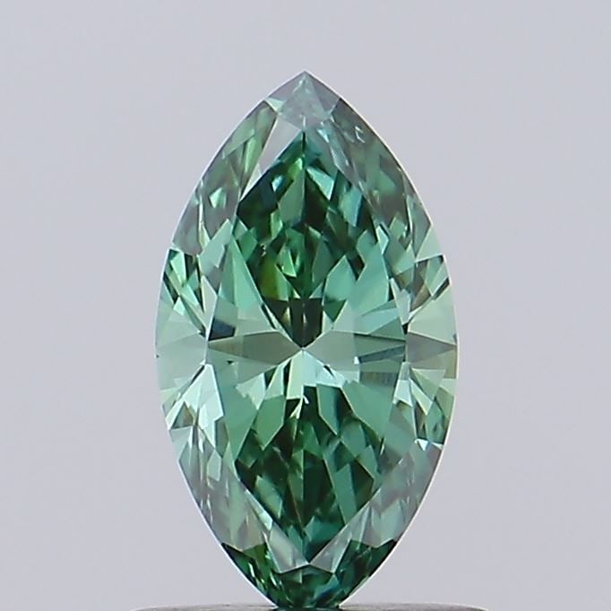 Loose Diamond - MARQUISE 0.75ct Fancy Vivid Green VS1: Loose Diamond - MARQUISE 0.75ct Fancy Vivid Green VS1 Source: This is a real non-mined Diamond that has been grown in a lab Shape: MARQUISE Carats: 0.75 Color: Fancy Vivid Green Certification: IGI Vid