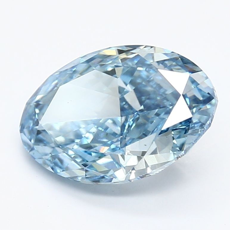 Loose Diamond - OVAL 2.74ct Fancy Vivid Blue VS2: Loose Diamond - OVAL 2.74ct Fancy Vivid Blue VS2 Source: This is a real non-mined Diamond that has been grown in a lab Shape: OVAL Carats: 2.74 Color: Fancy Vivid Blue Certification: IGI Video: