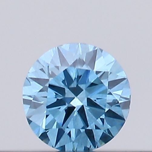 Loose Diamond - ROUND 0.12ct Fancy Vivid Blue SI2 (1 of 1)