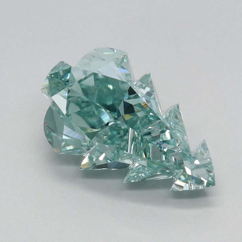 Loose Diamond - OTHER 1.63ct Fancy Intense Green VS1: Loose Diamond - OTHER 1.63ct Fancy Intense Green VS1 Source: This is a real non-mined Diamond that has been grown in a lab Shape: OTHER Carats: 1.63 Color: Fancy Intense Green Certification: IGI Video