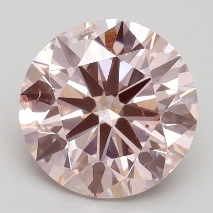 Loose Diamond - ROUND 1.81ct Fancy Light Pink SI2: Loose Diamond - ROUND 1.81ct Fancy Light Pink SI2 Source: This is a real non-mined Diamond that has been grown in a lab Shape: ROUND Carats: 1.81 Color: Fancy Light Pink Certification: IGI Video: