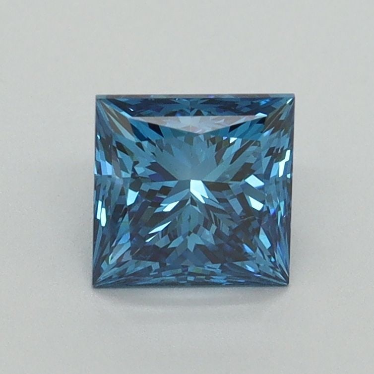 Loose Diamond - PRINCESS 1.02ct Fancy Vivid Blue VS2 (1 of 1)