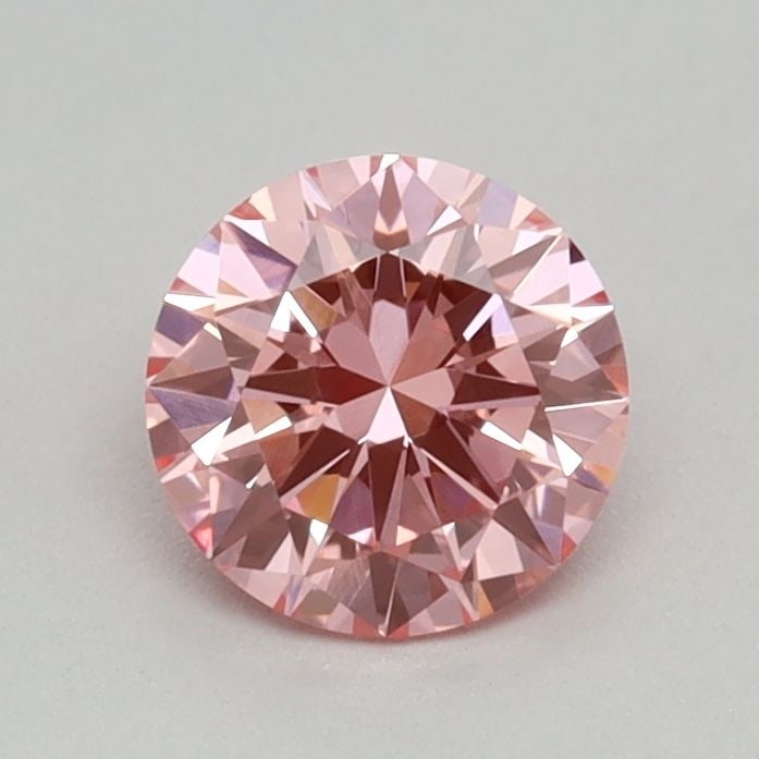 Loose Diamond - ROUND 0.39ct Fancy Vivid Pink VVS2: Loose Diamond - ROUND 0.39ct Fancy Vivid Pink VVS2 Source: This is a real non-mined Diamond that has been grown in a lab Shape: ROUND Carats: 0.39 Color: Fancy Vivid Pink Certification: IGI Video: