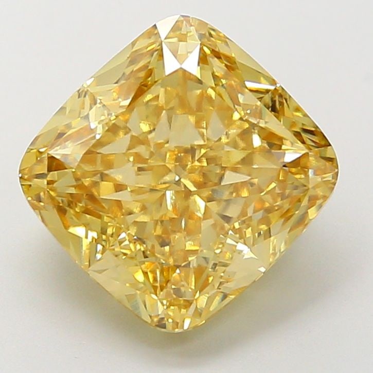 Loose Diamond - CUSHION MODIFIED 5.02ct Fancy Light Gray Yellow VS1: Loose Diamond - CUSHION MODIFIED 5.02ct Fancy Light Gray Yellow VS1 Source: This is a real non-mined Diamond that has been grown in a lab Shape: CUSHION MODIFIED Carats: 5.02 Color: Fancy Light Gray Y