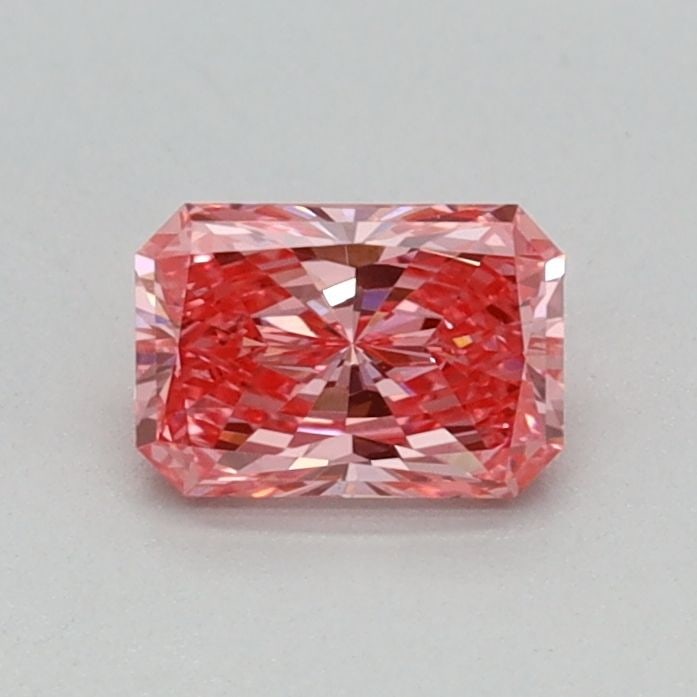Loose Diamond - RADIANT 0.38ct Fancy Vivid Pink VS1: Loose Diamond - RADIANT 0.38ct Fancy Vivid Pink VS1 Source: This is a real non-mined Diamond that has been grown in a lab Shape: RADIANT Carats: 0.38 Color: Fancy Vivid Pink Certification: IGI Video: