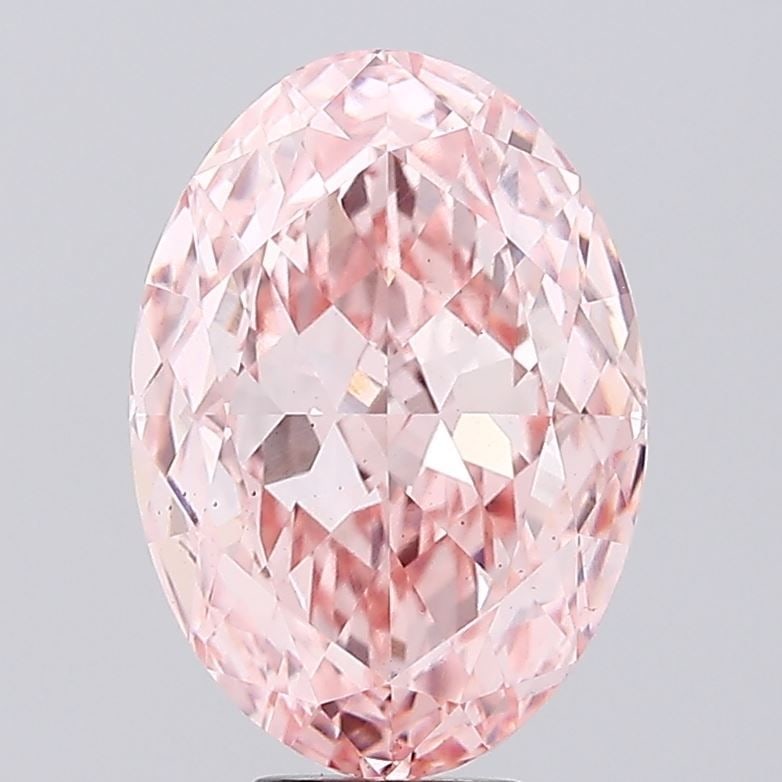 Loose Diamond - OVAL 11.02ct Fancy Vivid Pink VS2: Loose Diamond - OVAL 11.02ct Fancy Vivid Pink VS2 Source: This is a real non-mined Diamond that has been grown in a lab Shape: OVAL Carats: 11.02 Color: Fancy Vivid Pink Certification: IGI Video: