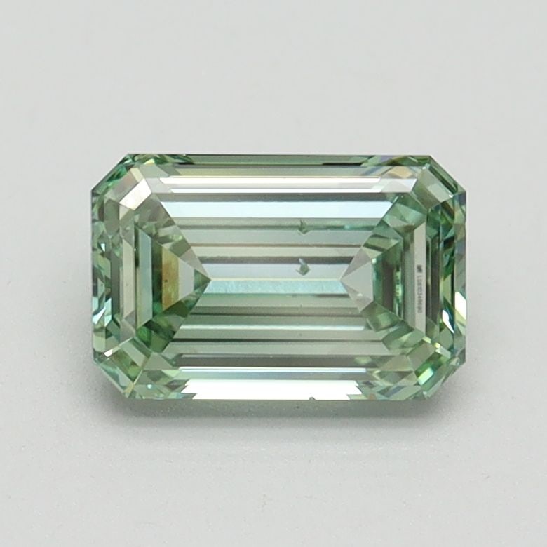 Loose Diamond - EMERALD 1.05ct Fancy Intense Green VS2: Loose Diamond - EMERALD 1.05ct Fancy Intense Green VS2 Source: This is a real non-mined Diamond that has been grown in a lab Shape: EMERALD Carats: 1.05 Color: Fancy Intense Green Certification: IGI V