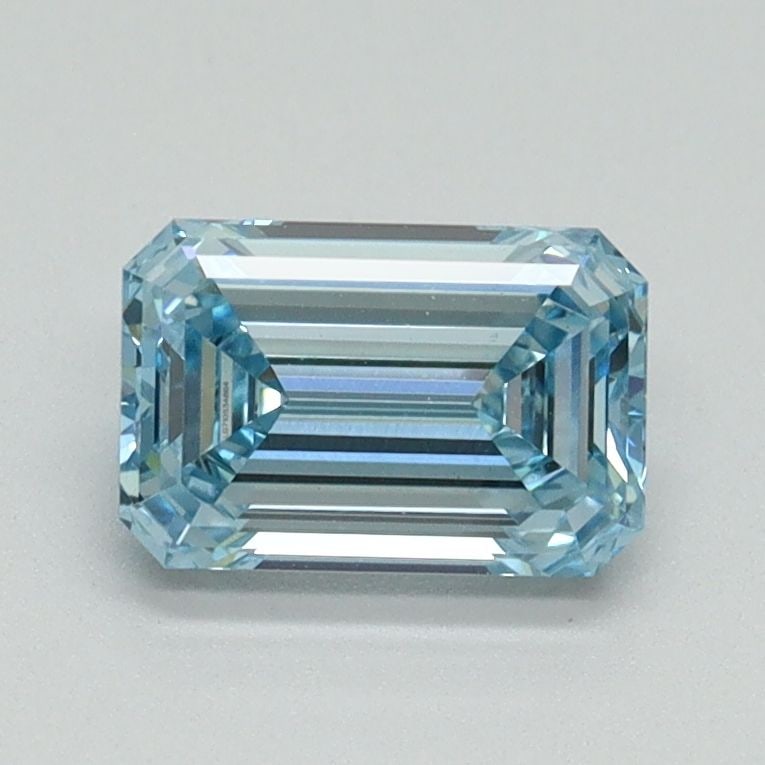 Loose Diamond - EMERALD 1.0ct Fancy Intense Blue VS1: Loose Diamond - EMERALD 1.0ct Fancy Intense Blue VS1 Source: This is a real non-mined Diamond that has been grown in a lab Shape: EMERALD Carats: 1.0 Color: Fancy Intense Blue Certification: IGI