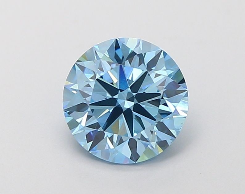 Loose Diamond - ROUND 1.72ct Fancy Vivid Blue VS1: Loose Diamond - ROUND 1.72ct Fancy Vivid Blue VS1 Source: This is a real non-mined Diamond that has been grown in a lab Shape: ROUND Carats: 1.72 Color: Fancy Vivid Blue Certification: IGI Video: