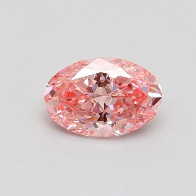Loose Diamond - OVAL 0.51ct Fancy Vivid Pink VS2: Loose Diamond - OVAL 0.51ct Fancy Vivid Pink VS2 Source: This is a real non-mined Diamond that has been grown in a lab Shape: OVAL Carats: 0.51 Color: Fancy Vivid Pink Certification: IGI Video: