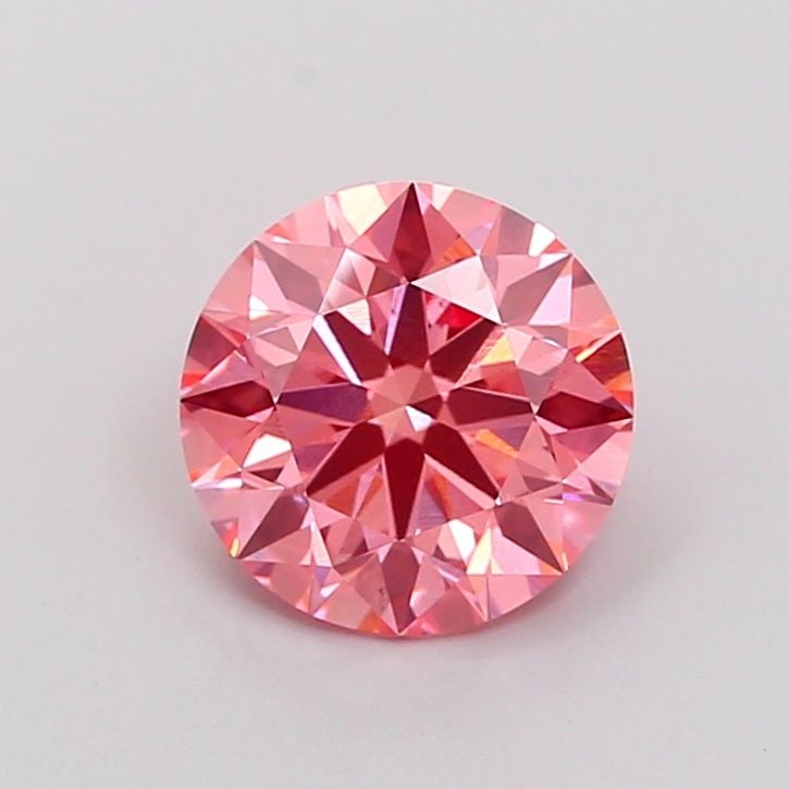 Ideal Loose Diamond - ROUND 1.51ct Fancy Vivid Pink VS1: Ideal Loose Diamond - ROUND 1.51ct Fancy Vivid Pink VS1 Source: This is a real non-mined Diamond that has been grown in a lab Shape: ROUND Carats: 1.51 Color: Fancy Vivid Pink Certification: IGI Video