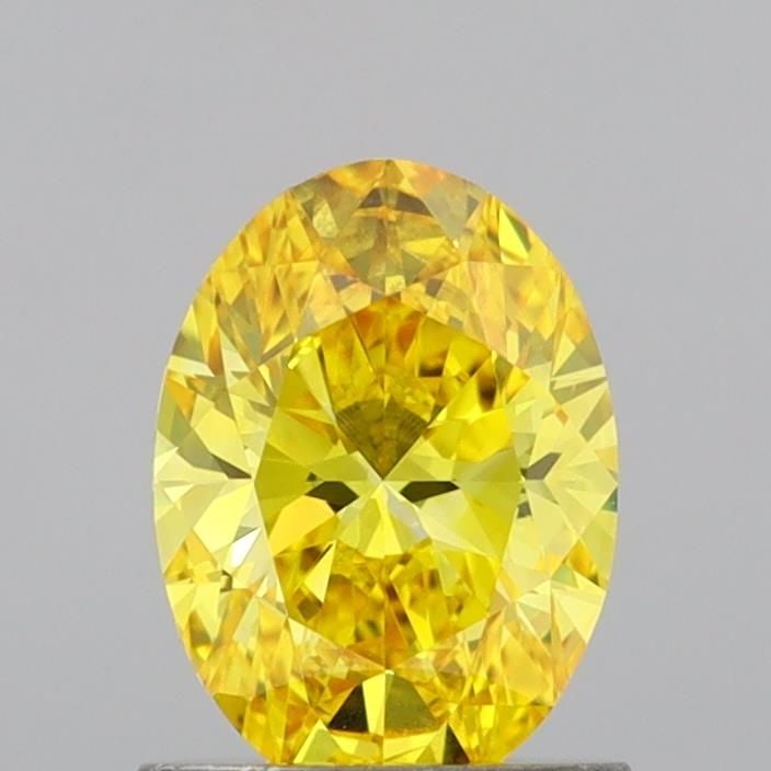 Loose Diamond - OVAL 1.0ct Fancy Vivid Yellow VVS1: Loose Diamond - OVAL 1.0ct Fancy Vivid Yellow VVS1 Source: This is a real non-mined Diamond that has been grown in a lab Shape: OVAL Carats: 1.0 Color: Fancy Vivid Yellow Certification: IGI Video: